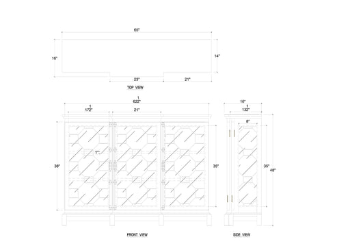 Bramble - Ceylon High Sideboard - BR-76781 - GreatFurnitureDeal