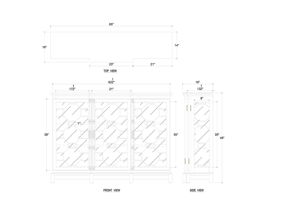 Bramble - Ceylon High Sideboard - BR-76781 - GreatFurnitureDeal