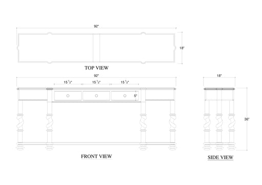Bramble - Limehouse Console - BR-76788 - GreatFurnitureDeal