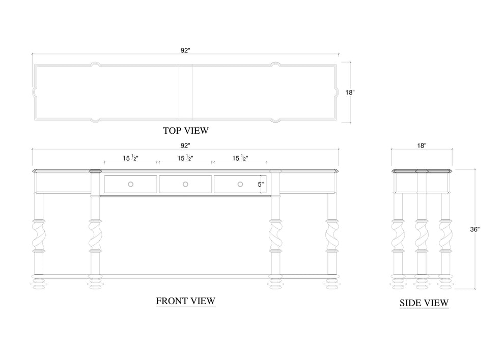Bramble - Limehouse Console - BR-76788 - GreatFurnitureDeal