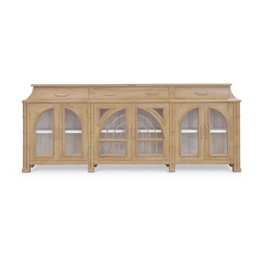 Bramble - Farringdon Orangery Credenza in Fruitwood w/ True White Interior - 76789FRW-TRW--- - GreatFurnitureDeal