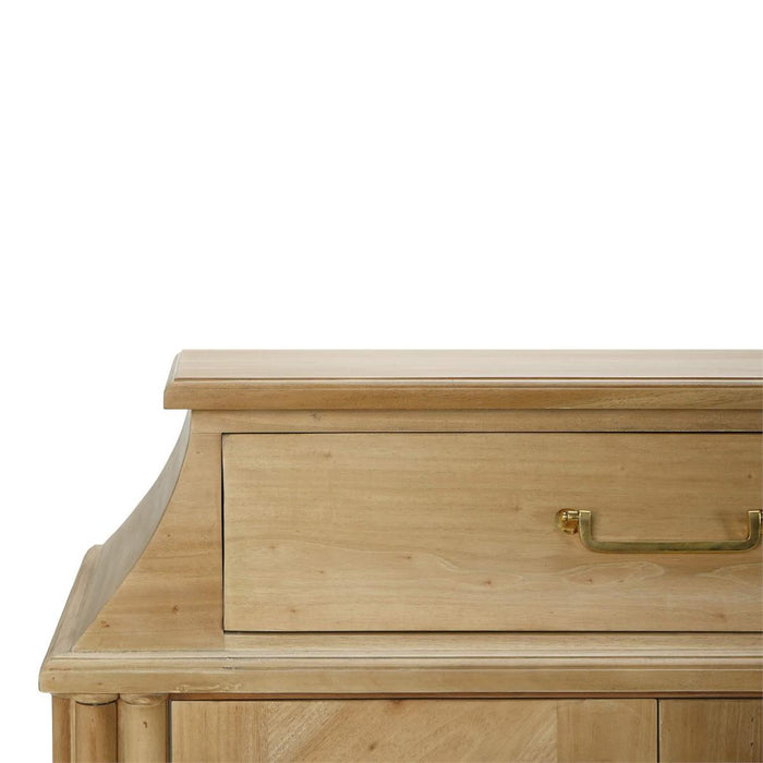 Bramble - Farringdon Orangery Credenza in Fruitwood w/ True White Interior - 76789FRW-TRW---