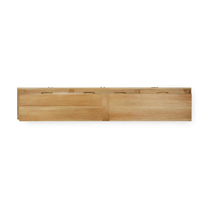 Bramble - Farringdon Orangery Credenza in Fruitwood w/ True White Interior - 76789FRW-TRW---