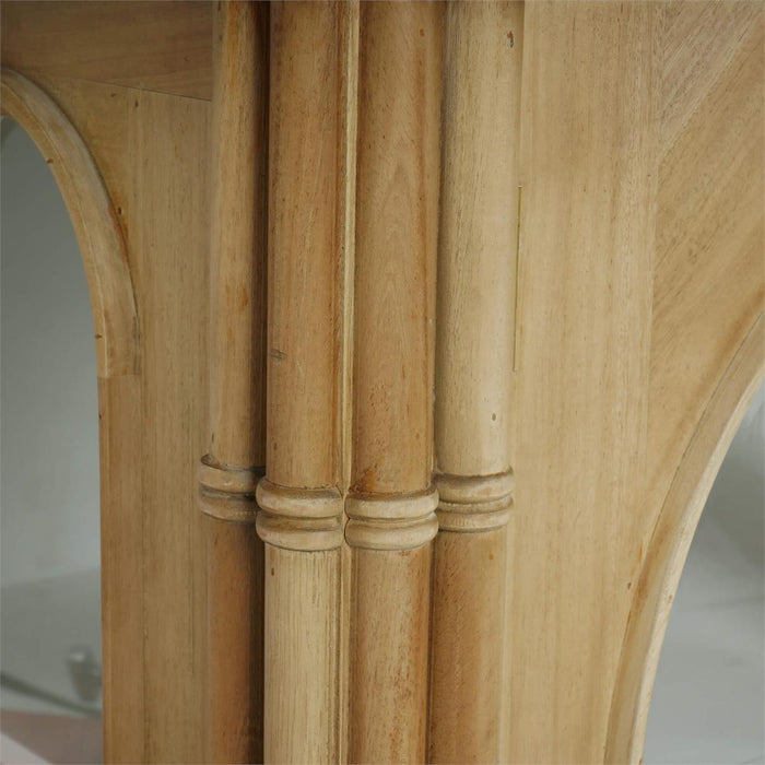 Bramble - Farringdon Orangery Credenza in Fruitwood w/ True White Interior - 76789FRW-TRW---