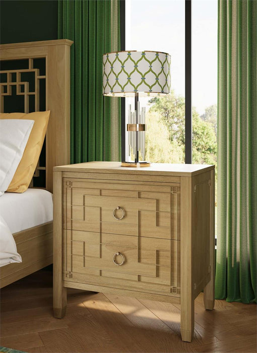 Bramble - Knightsbridge Bedside Table in Fruitwood - 76800FRW----- - GreatFurnitureDeal