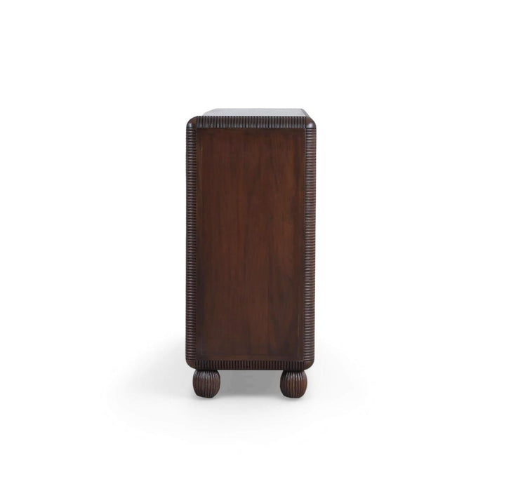 Bramble - Toulouse Sideboard in Matt Teak Brown w/ Putty Interior - 76806MTB-PUT--NDT
