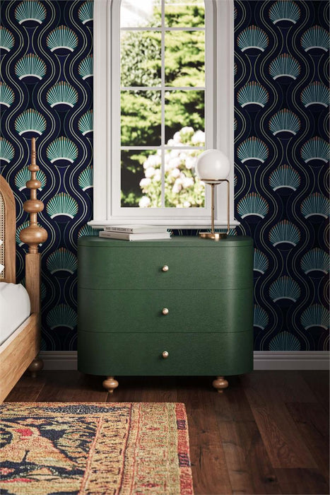 Bramble - Fenchurch Linen Wrapped 3 Drawer Dresser - BR-76808