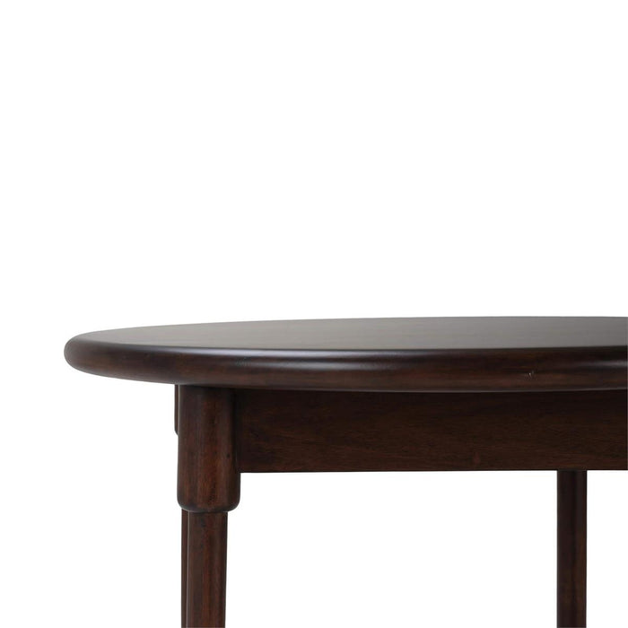 Bramble - York Side Table in Matt Teak Brown - 76812MTB-----