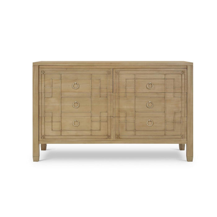 Bramble - Knightsbridge 6 Drawer Dresser in Fruitwood - 76818FRW-----