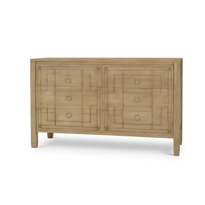 Bramble - Knightsbridge 6 Drawer Dresser in Fruitwood - 76818FRW-----