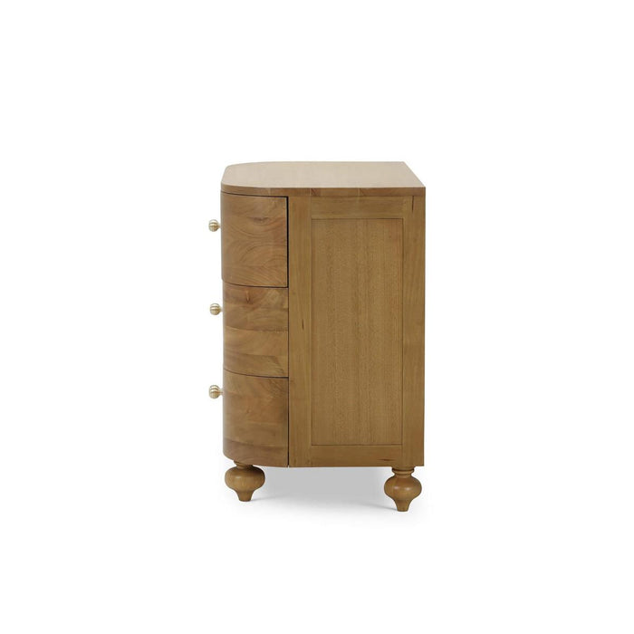 Bramble - Fenchurch Solid Wood Bedside Table - BR-76821