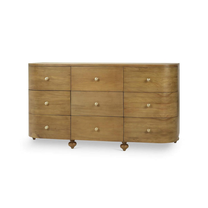 Bramble - Fenchurch Solid Wood 9 Drawer Dresser - BR-76822