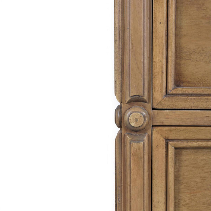 Bramble - Chalfont 2 Drawer Bedside Table in Antique French Oak - 76850AFD-----