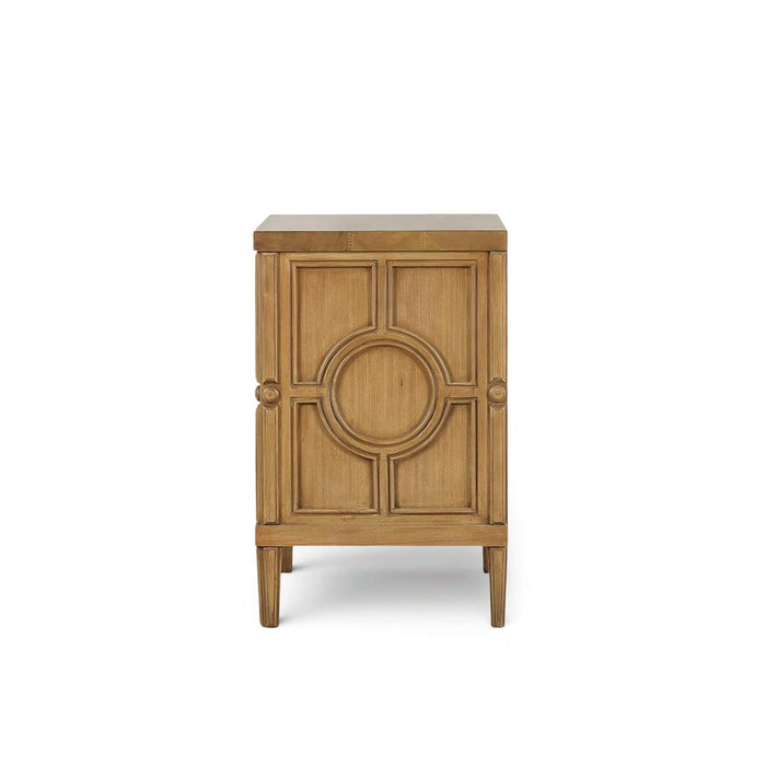 Bramble - Chalfont 2 Drawer Bedside Table in Antique French Oak - 76850AFD-----