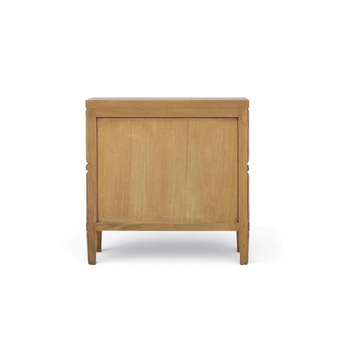 Bramble - Chalfont 2 Drawer Bedside Table in Antique French Oak - 76850AFD-----