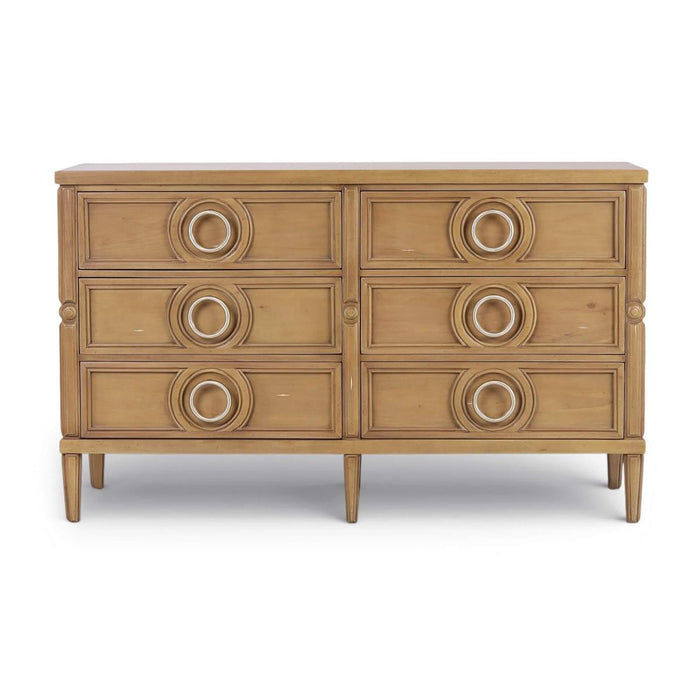 Bramble - Chalfont 6 Drawer Dresser in Antique French Oak - 76851AFD-----