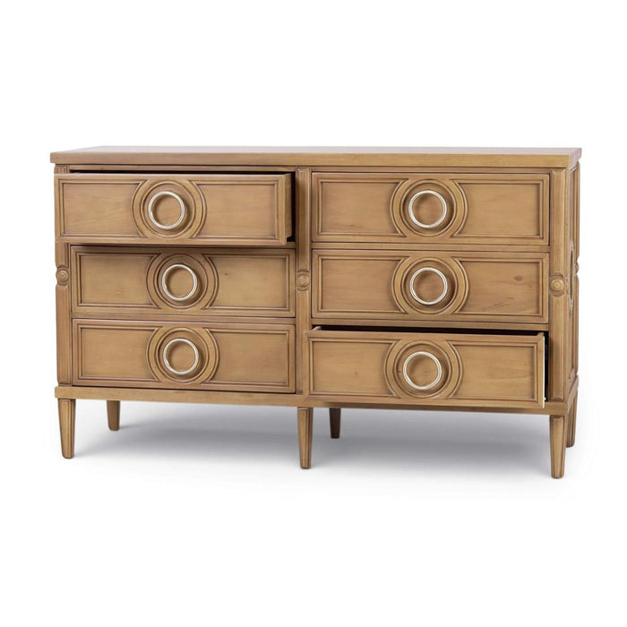 Bramble - Chalfont 6 Drawer Dresser in Antique French Oak - 76851AFD-----