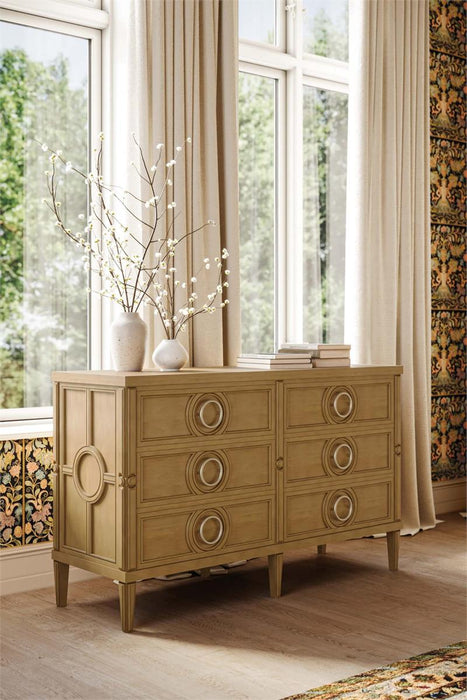 Bramble - Chalfont 6 Drawer Dresser in Antique French Oak - 76851AFD-----