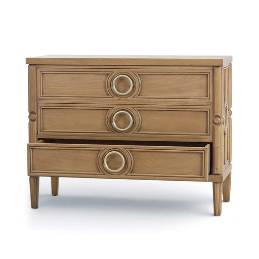Bramble - Chalfont 3 Drawer Dresser in Antique French Oak - 76852AFD----- - GreatFurnitureDeal