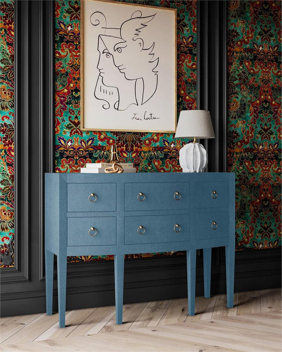 Bramble - Seville Server Wrapped in Azure Linen - 76853FAZR-----