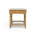 Bramble - Chelsea Pedestal Desk in Antique French Oak - 76857AFD----- - GreatFurnitureDeal