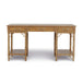Bramble - Chelsea Pedestal Desk in Antique French Oak - 76857AFD----- - GreatFurnitureDeal