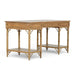 Bramble - Chelsea Pedestal Desk in Antique French Oak - 76857AFD----- - GreatFurnitureDeal