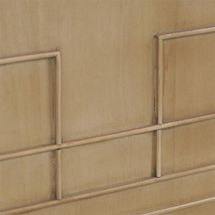 Bramble - Knightsbridge Narrow 3 Door Sideboard in Fruitwood - 76858FRW-----