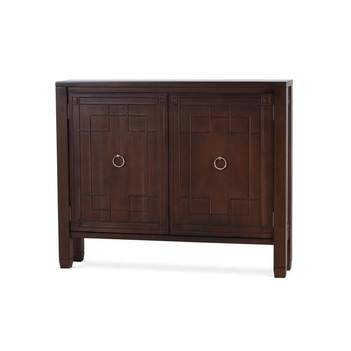 Bramble - Knightsbridge Narrow 2 Door Sideboard in Walnut - 76859WLT----- - GreatFurnitureDeal