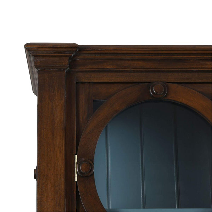 Bramble - Chartwell Large Bibliotheque w/ LED - BR-76873 - GreatFurnitureDeal
