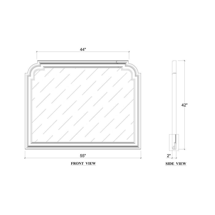 Bramble - Piccadilly Mirror - BR-76880 - GreatFurnitureDeal