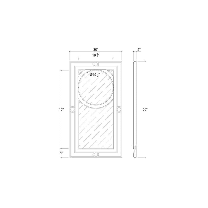 Bramble - Brompton Mirror - BR-76890 - GreatFurnitureDeal