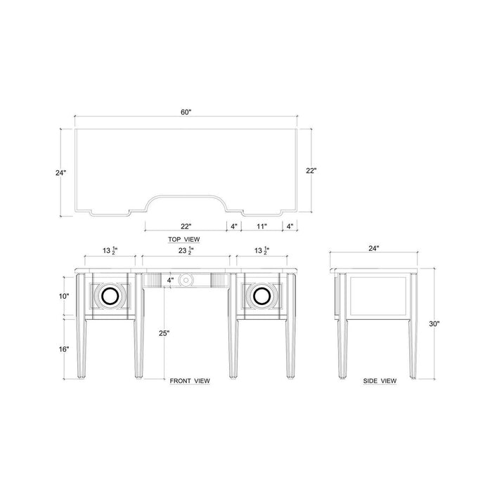 Bramble - Brompton Desk - BR-76891 - GreatFurnitureDeal