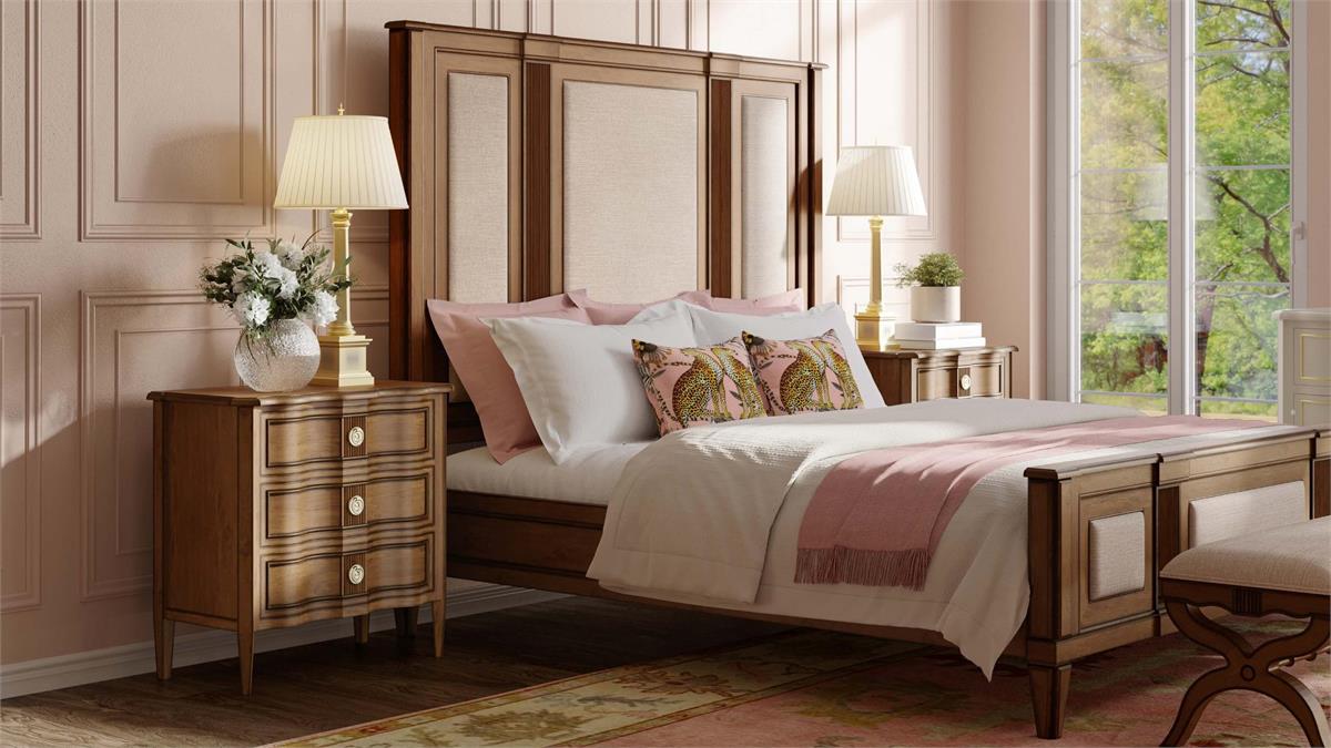Bramble - Connaught Upholstered King Bed - BR-76895 - GreatFurnitureDeal
