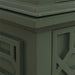 Bramble - Grosvenor 2 Door 3 Drawer Display Cabinet w/ LED in Willow Shiny w/ True White Interior - 76905WLS-TRW--NDT - GreatFurnitureDeal