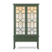 Bramble - Grosvenor 2 Door 3 Drawer Display Cabinet w/ LED in Willow Shiny w/ True White Interior - 76905WLS-TRW--NDT - GreatFurnitureDeal