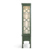 Bramble - Grosvenor 2 Door 3 Drawer Display Cabinet w/ LED in Willow Shiny w/ True White Interior - 76905WLS-TRW--NDT - GreatFurnitureDeal