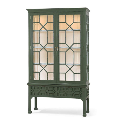 Bramble - Grosvenor 2 Door 3 Drawer Display Cabinet w/ LED - BR-76905 - GreatFurnitureDeal