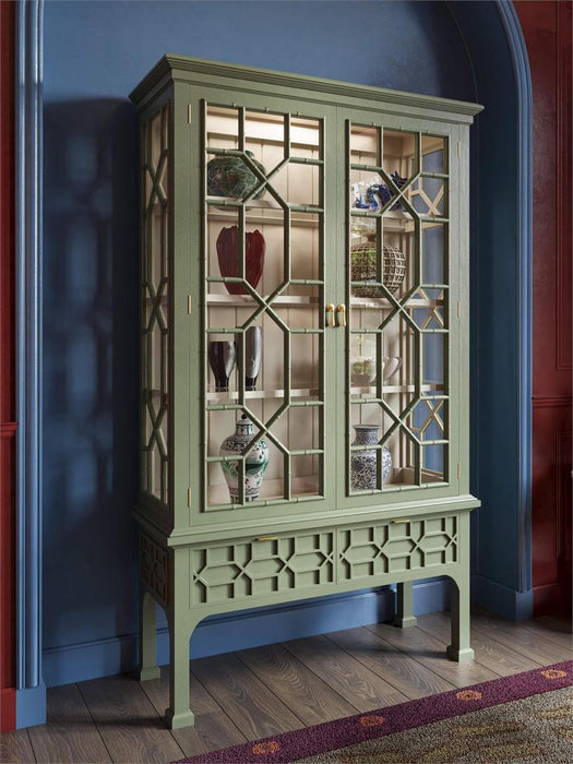 Bramble - Grosvenor 2 Door 3 Drawer Display Cabinet w/ LED - BR-76905 - GreatFurnitureDeal