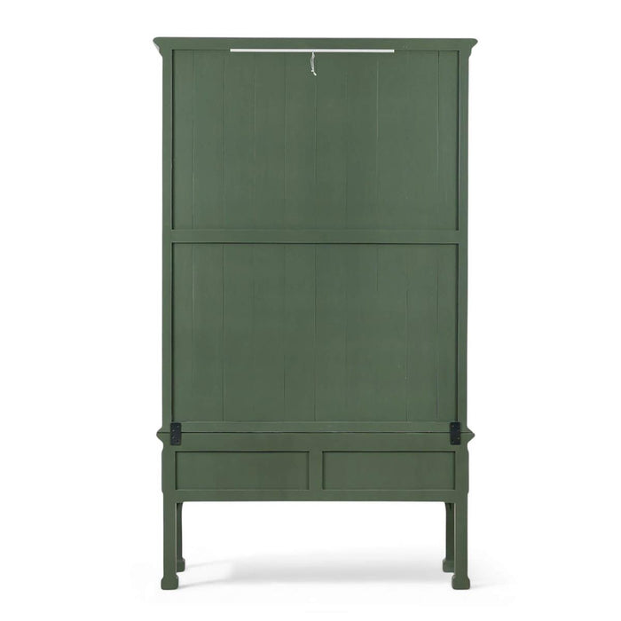 Bramble - Grosvenor 2 Door 3 Drawer Display Cabinet w/ LED - BR-76905 - GreatFurnitureDeal