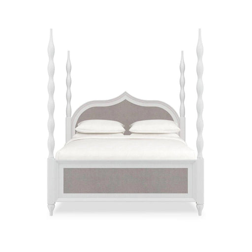 Bramble - Brighton Upholstered Back Queen Bed (* comes w/ 2 poster options) - BR-76919 - GreatFurnitureDeal