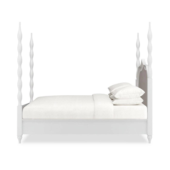 Bramble - Brighton Upholstered Back Queen Bed (* comes w/ 2 poster options) - BR-76919