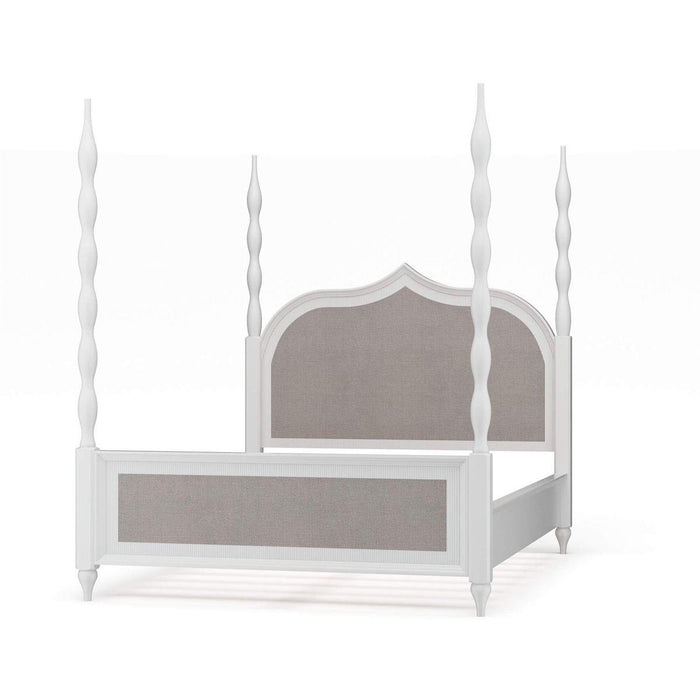 Bramble - Brighton Upholstered Back Queen Bed (* comes w/ 2 poster options) - BR-76919