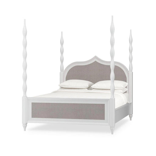 Bramble - Brighton Upholstered Back Queen Bed (* comes w/ 2 poster options) - BR-76919 - GreatFurnitureDeal