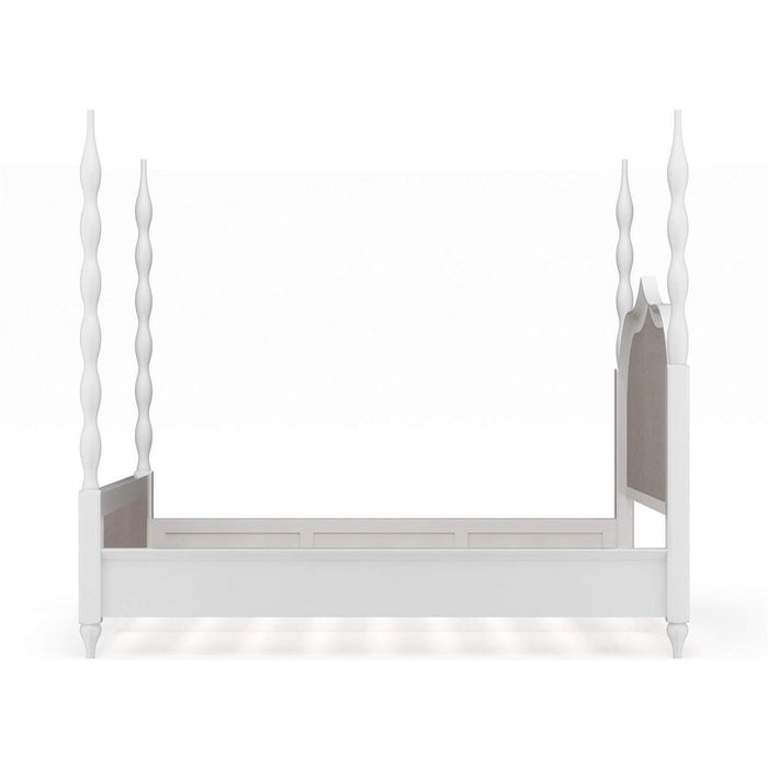 Bramble - Brighton Upholstered Back Queen Bed (* comes w/ 2 poster options) - BR-76919