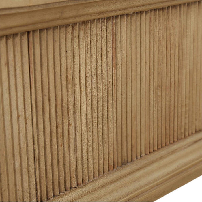 Bramble - Brighton Wooden Back King Bed in Fruitwood (* comes w/ 2 poster options) - 76920FRW-----