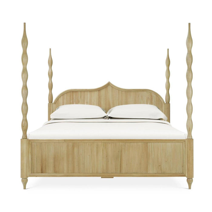 Bramble - Brighton Wooden Back King Bed (* comes w/ 2 poster options) - BR-76920
