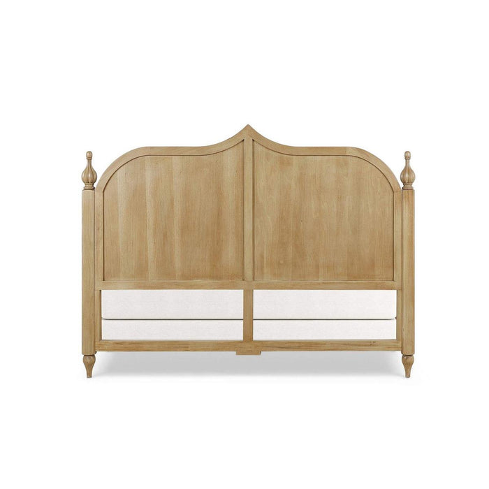 Bramble - Brighton Wooden Back Queen Bed in Fruitwood (* comes w/ 2 poster options) - 76921FRW-----