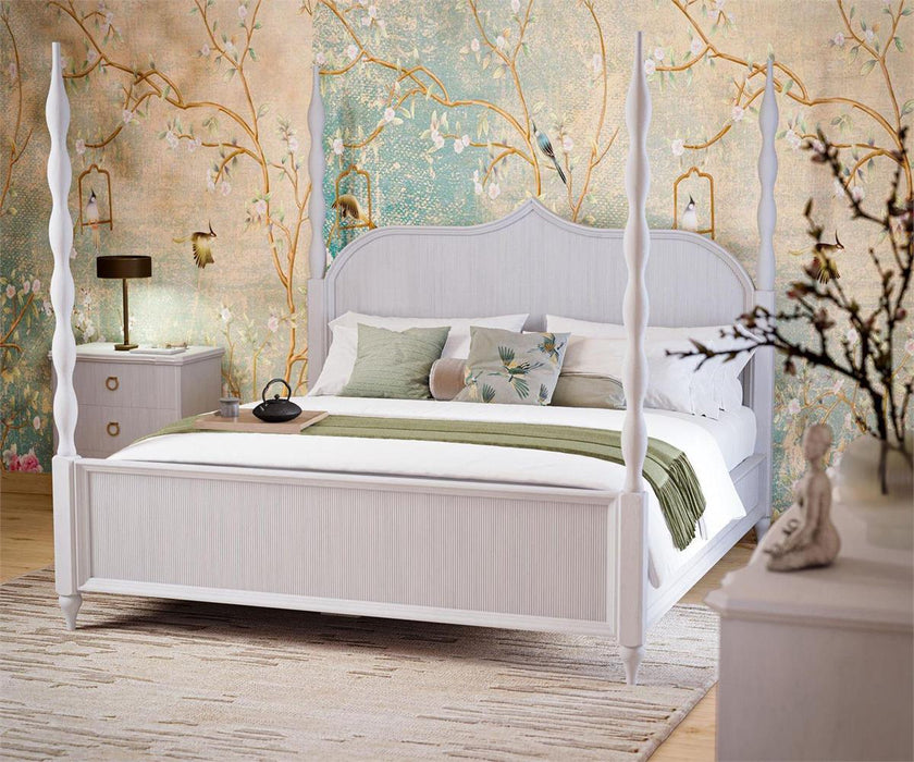Bramble - Brighton Wooden Back Queen Bed (* comes w/ 2 poster options) - BR-76921