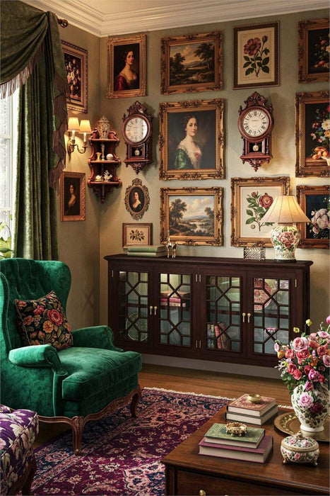 Bramble - Grosvenor Narrow Display Sideboard w/ LED Lights - BR-76933